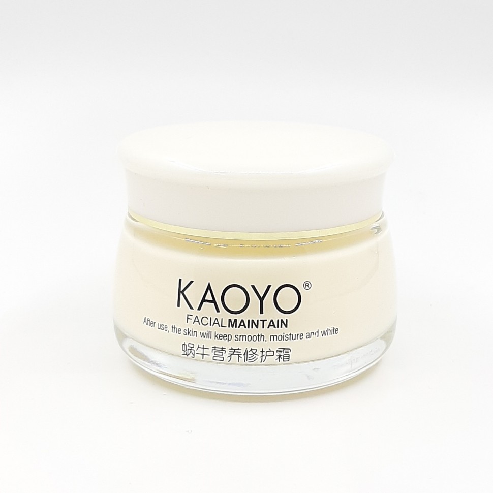 KAOYO  Крем для лица SNAIL Facial Maintain Питательный Восстанавливающий с муцином УЛИТКИ  60г  (QY-306)