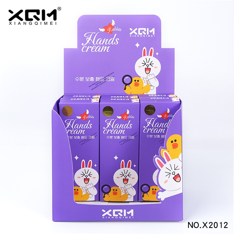 XQM  Крем для рук Hands cream RABBITS увлажняющий ДРУЗЬЯ (авокадо)  80г  (X-2012)