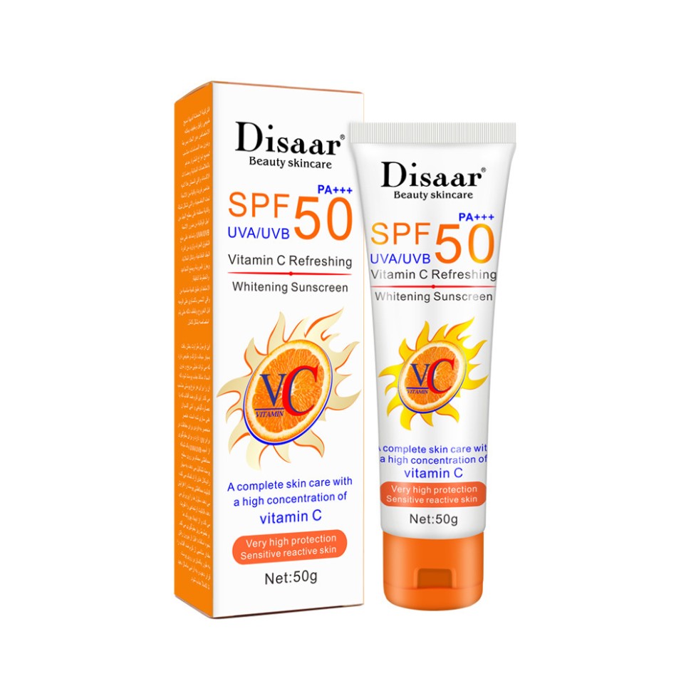 Uva uvb spf 50. Disaar солнцезащитный крем. Солнцезащитный крем SPF/pa 50 + Vitamin Whitening Sun Cream.