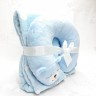 Плед Детский + Подушка под голову МИШКА (голубой) (70*90)