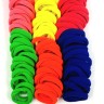 Резинки для волос "ОК" (100 штук) Разноцветные  (ТВ-7068)