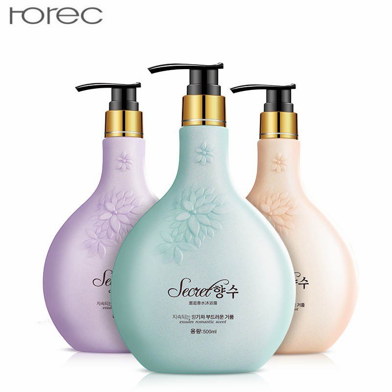 ROREC  Гель для душа SECRET Powder Beauty Perfume Парфюмированный КОКО  500мл  (HC-5073)