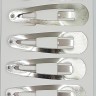 Клик-клак металл Серебро 12 штук на Листе  (ТВ-2985)  6 см. Цена за лист!!!