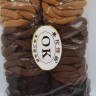Резинка для волос  "ОК" коричневая 100 штук  (ТВ-2251) Цена указана за упаковку!!!
