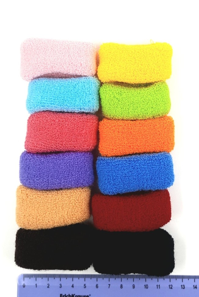 Резинки для волос "ОК" Разноцветные Яркие  (12 штук)  (ТВ-7082)