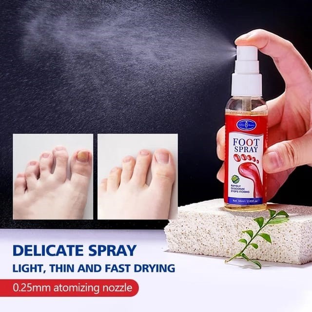 AICHUN BEAUTY  Спрей для ног FOOT Spray 12ч Антибактериальный, Дезодорирующий  60мл  (AC-2041)