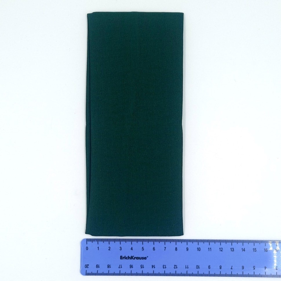 Повязка на голову тканевая 9см  (зеленая)  (ТВ-3555)   К12