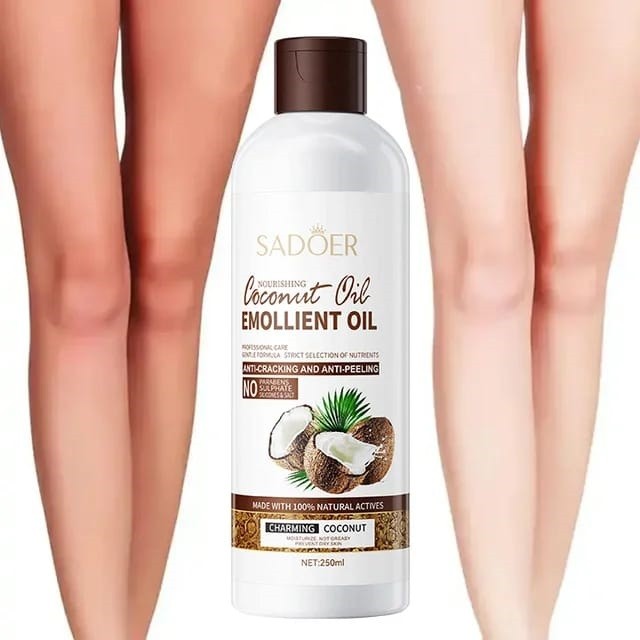 SADOER  Масло - Эмолент для тела COCONUT OIL смягчающее Масло КОКОСА  250мл  (SD-90558)