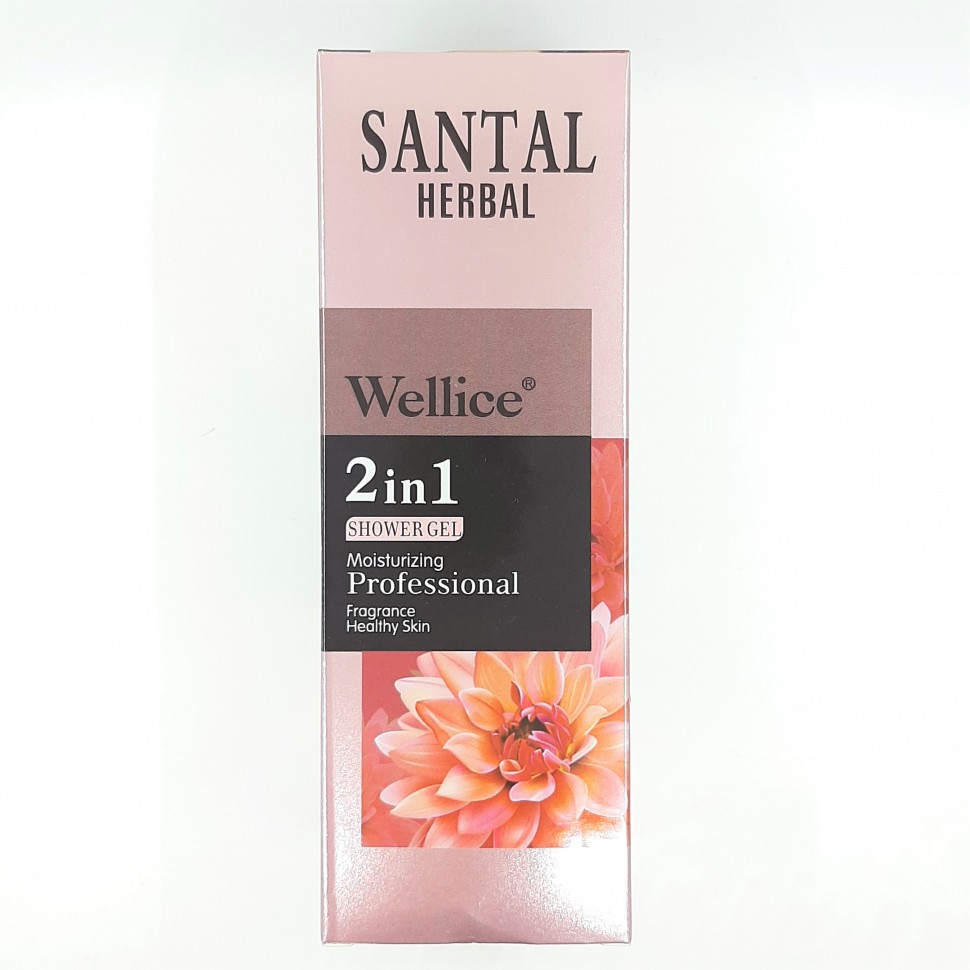 WELLICE  Гель для душа 2 в 1 SANTAL Herbal Увлажняющий Ароматизированный САНТАЛ и Травы  520мл  (B-127-04)