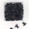 Краб "малый" каучук чёрный 100 штук (0.5 см)