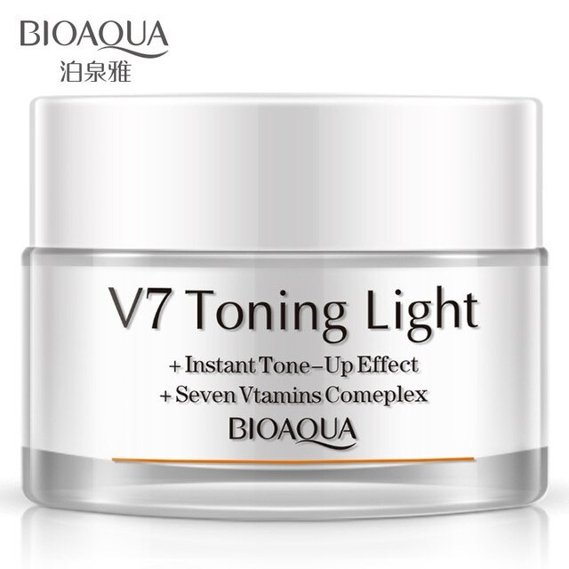 BIOAQUA  Крем для лица V7 Toning Cream многофункциональный Комплекс 7 Витаминов  50г  (BQY-8219)