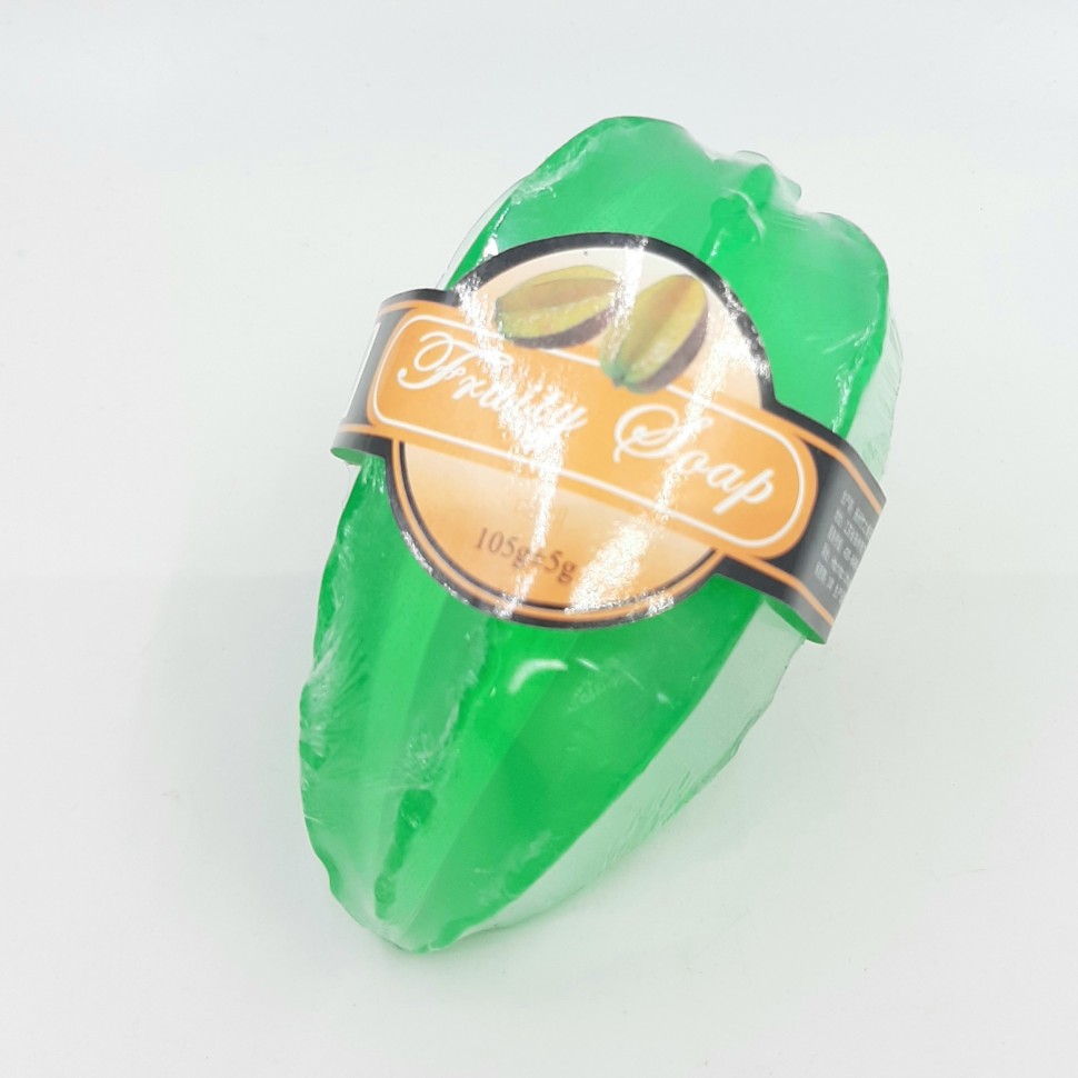 FRUITY SOAP  Мыло Фруктовое фигурное КАРАМБОЛА (зелёное)  105г