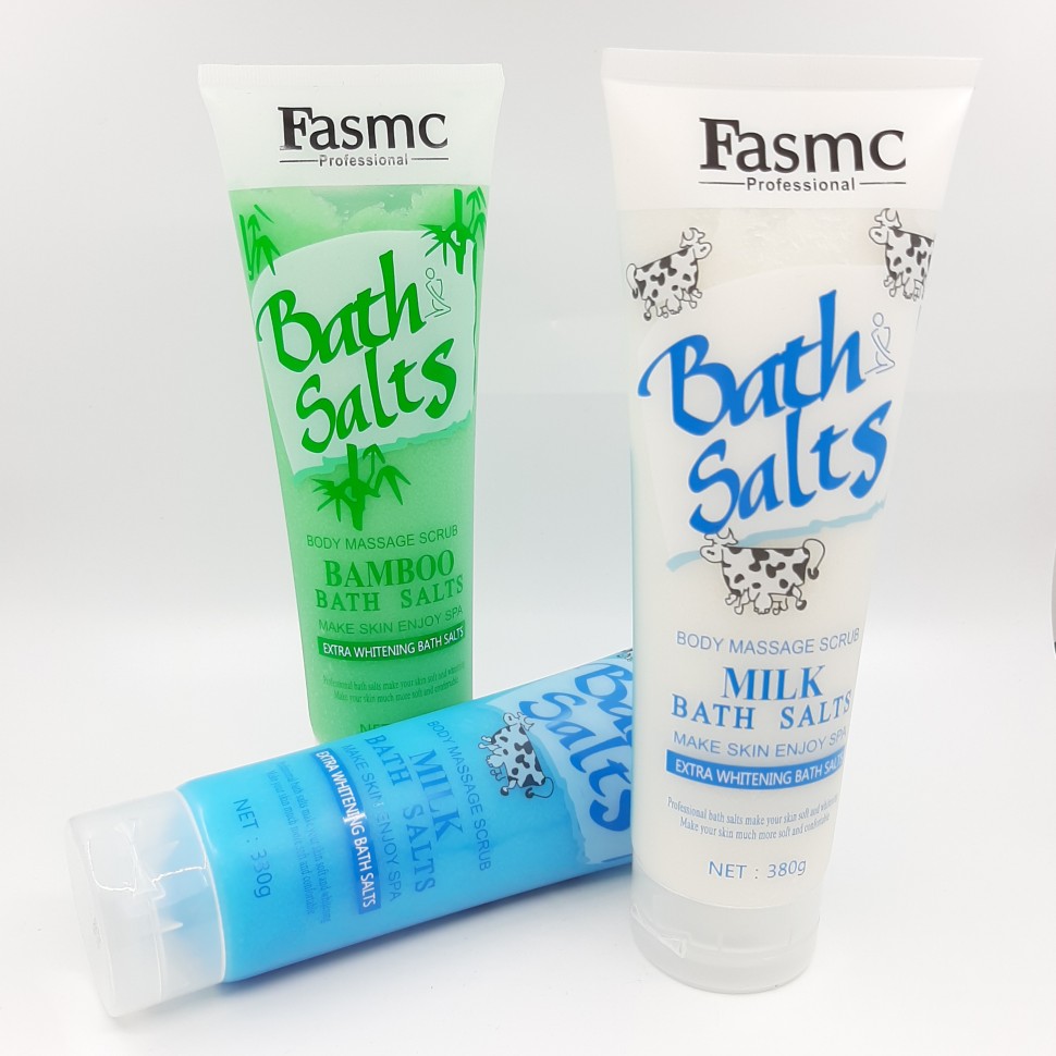 FASMC  Соль - скраб для тела Bath Salts BAMBOO с экстрактом БАМБУКА  380г  (FM-9003)