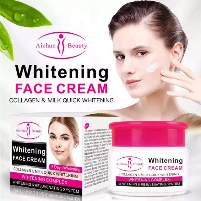 AICHUN BEAUTY  Крем для лица WHITENING Отбеливающий Collagen & Milk  80мл  (AC-31873)