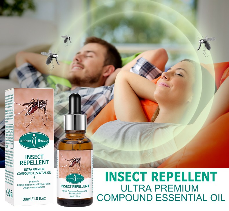 AICHUN BEAUTY  Масло эфирное INSECT REPELLENT Защита от укусов насекомых  30мл  (AC-3096)