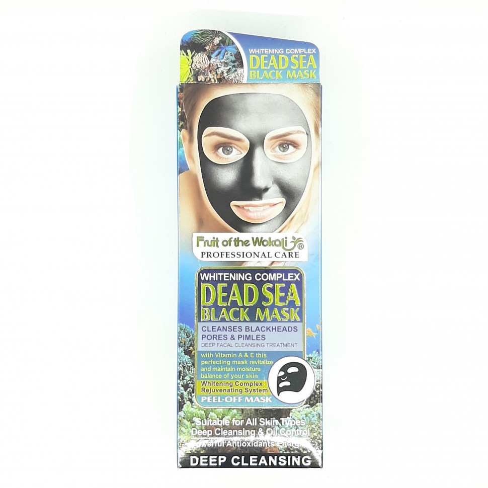 WOKALI  Маска - Плёнка для лица DEAD SEA Black Mask Чёрная МИНЕРАЛЬНАЯ ГРЯЗЕВАЯ  130мл  (WKL-534)