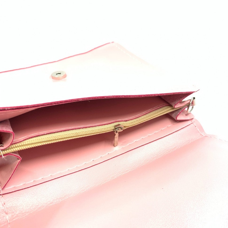 Сумка "Девочка" розовая, в комплекте с длинной розовой ручкой.