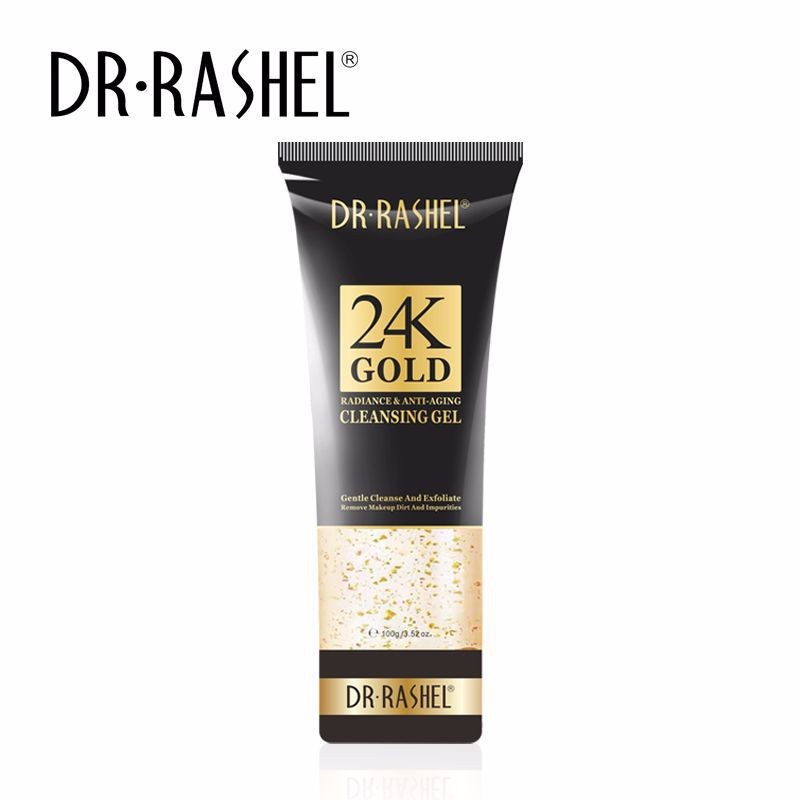 DR.RASHEL  Гель для умывания 24К GOLD Антивозрастной Сияние кожи  100г  (DRL-1483)