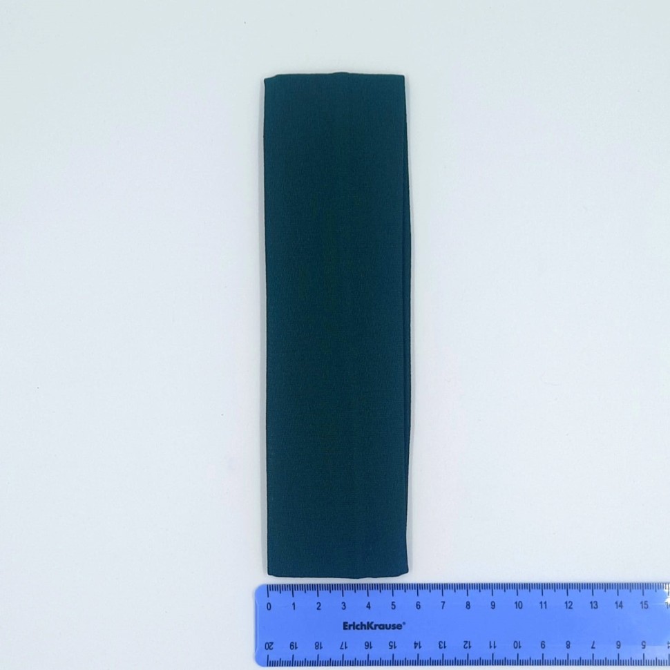 Повязка на голову тканевая 6см  (зеленая)  (ТВ-3564)   К12