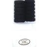 Резинки для волос "ОК" в Коробочке  Черные  (12 штук)  (ТВ-7091)