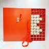 Мыльные лепестки РОЗОЧКИ в Коробке СЕРДЦЕ  (красные / белые)  (розочки 99шт)  (ТА-502)