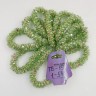 Резинка-браслет для волос из стекляруса зелёная ТВ-19 Цена указана за штуку!!!
