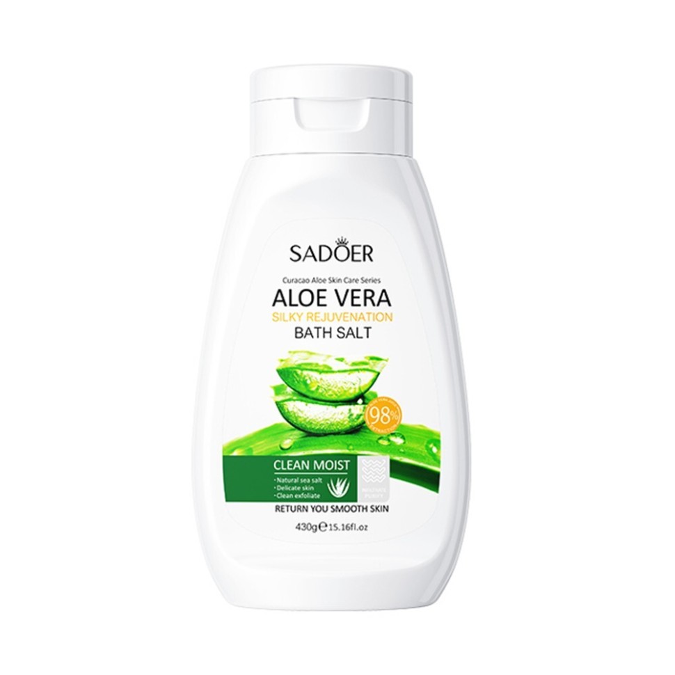 SADOER  Соль для ванны ALOE VERA  430г  (SD-29605)